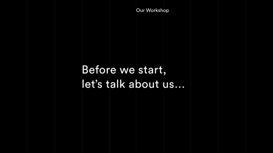 workshop 在设计冲刺工作坊之前