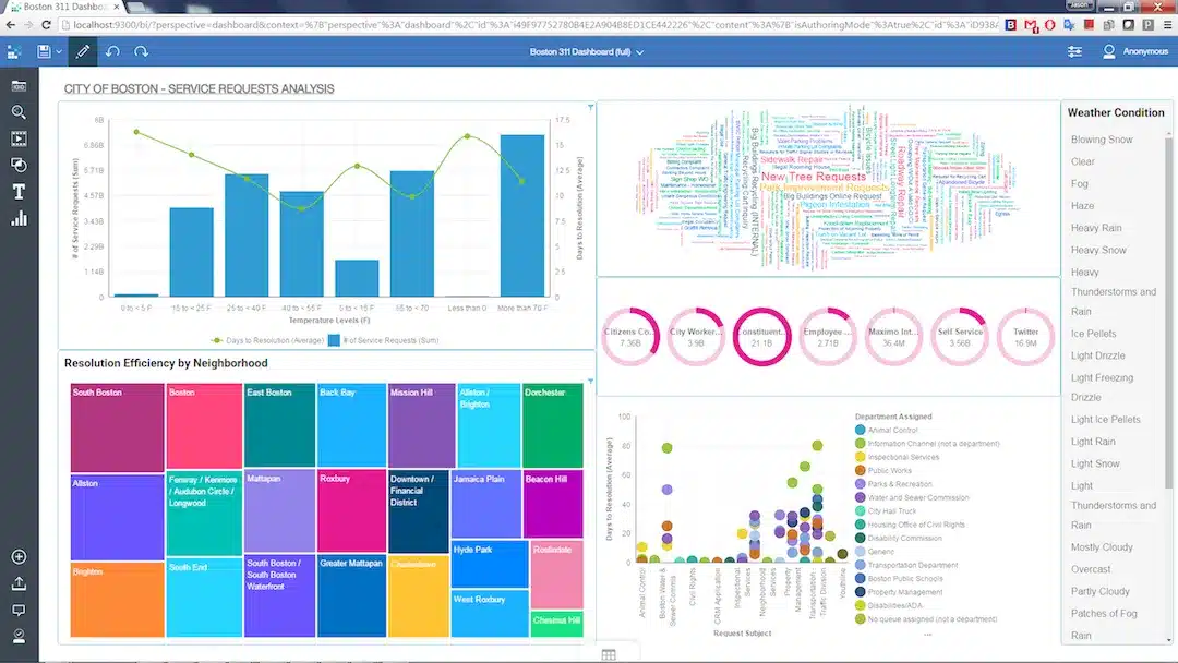 IBM Cognos 分析