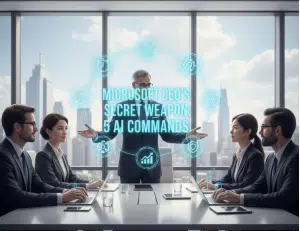 微软CEO的秘密武器：5个AI指令，让管理者效率飙升
