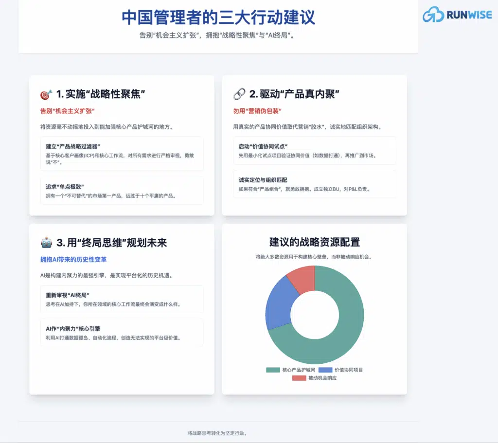 中国管理者的三大行动建议