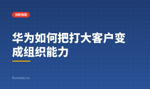 华为大客户体系