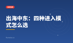 中国制造企业出海中东进入模式